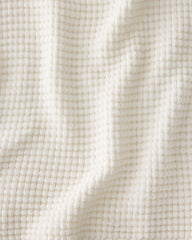 IVORY ORGANIC COTTON CASHMERE WAFFLE PULLOVER | Talbots outlet