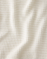 IVORY ORGANIC COTTON CASHMERE WAFFLE WIDE LEG PANTS | Talbots sale