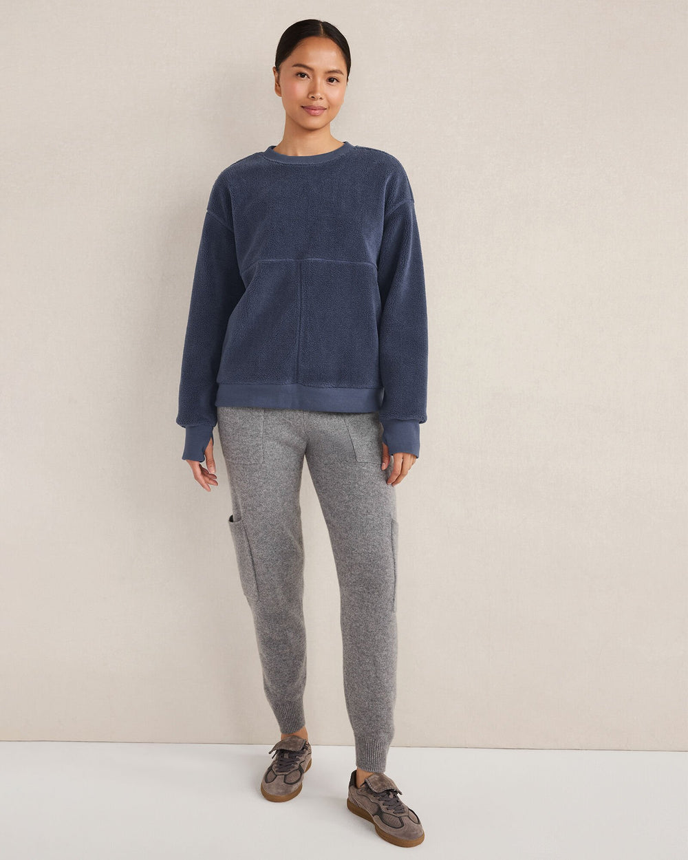 NORTH SEA SHERPA SWEATSHIRT | Talbots discount