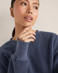 NORTH SEA SHERPA SWEATSHIRT | Talbots discount