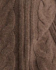 DRIFTWOOD HTHR|FULL MOON HTHR|HUNTER HTHR|SEA MIST HEATHER CASHMERE CABLE MOCKNECK SWEATER | Talbots discount