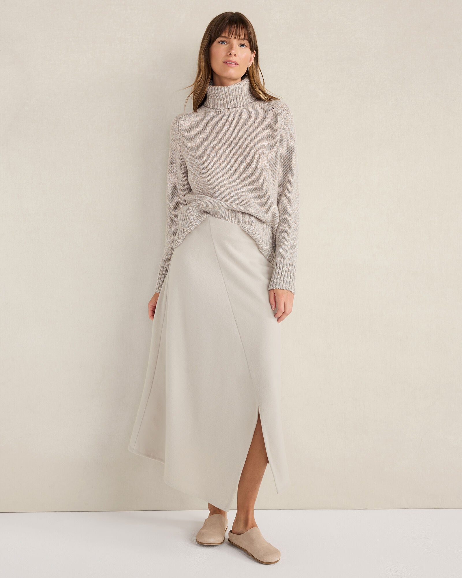 FROST WOOL BLEND SPLIT HEM SKIRT | Talbots near me