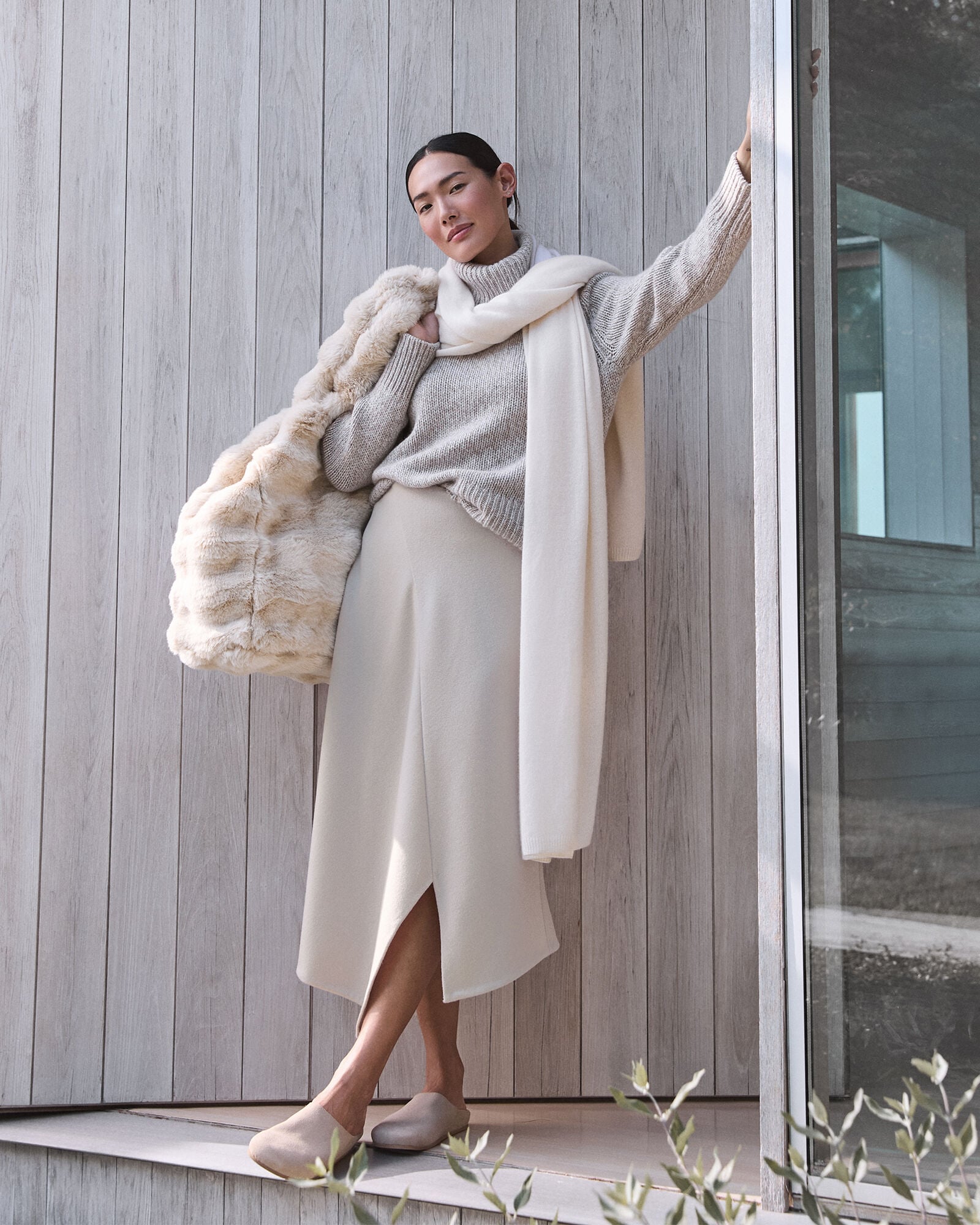 FROST WOOL BLEND SPLIT HEM SKIRT | Talbots near me