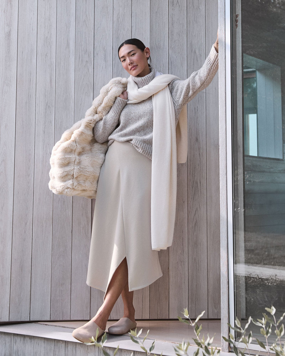 FROST WOOL BLEND SPLIT HEM SKIRT | Talbots near me