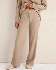 NIGHTENGALE|NORTH SEA OTTOMAN RIB STRAIGHT LEG PANTS | Talbots online