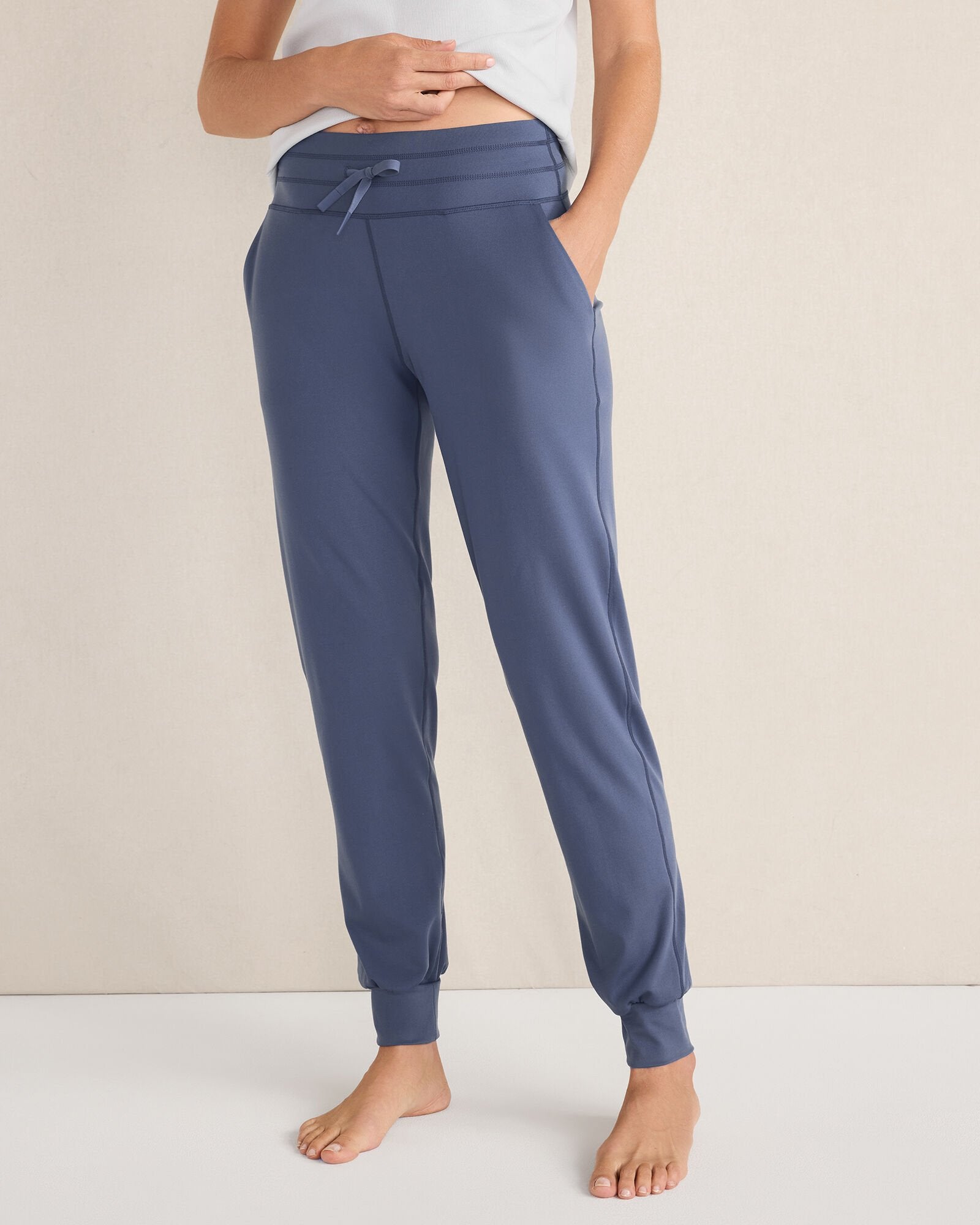 BLACK|BURNT SPICE|NORTH SEA BALANCE DRAWSTRING JOGGERS | Talbots on sale