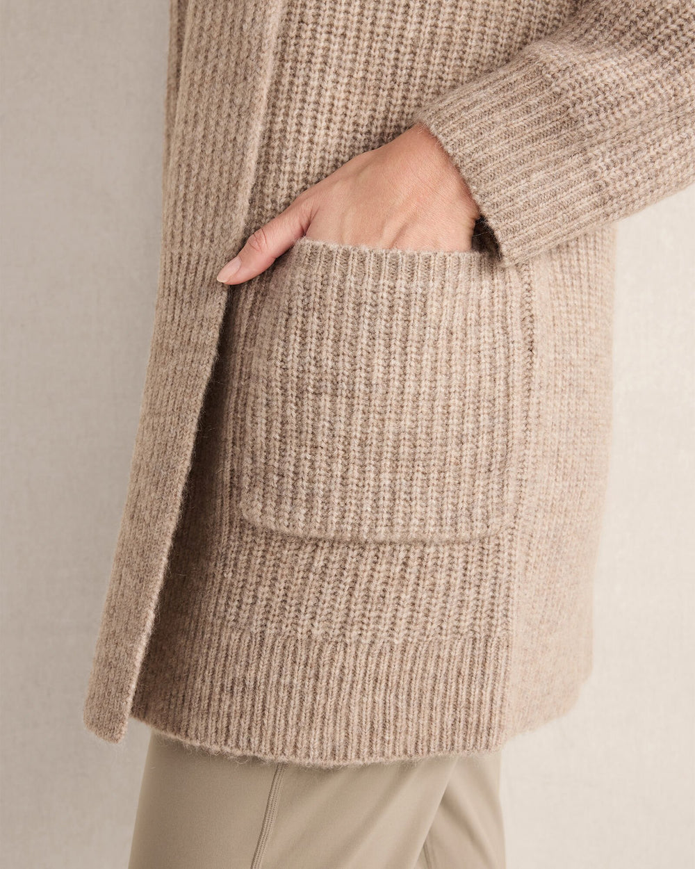 NIGHTENGALE HTHR LOFTY KNIT SHAWL COLLAR CARDIGAN | Talbots online