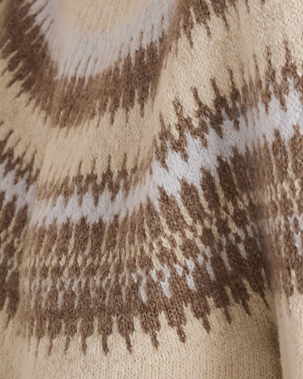 VAIL FAIRISLE CHANTRELLE ORGANIC COTTON BLEND FAIR ISLE CABLE MOCKNECK SWEATER | Talbots sale