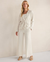FULL MOON BRUSHED TERRY OPEN FRONT JACKET | Talbots discount