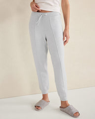 GLACIER FROST ORGANIC COTTON BLEND PINTUCK JOGGERS | Talbots near me