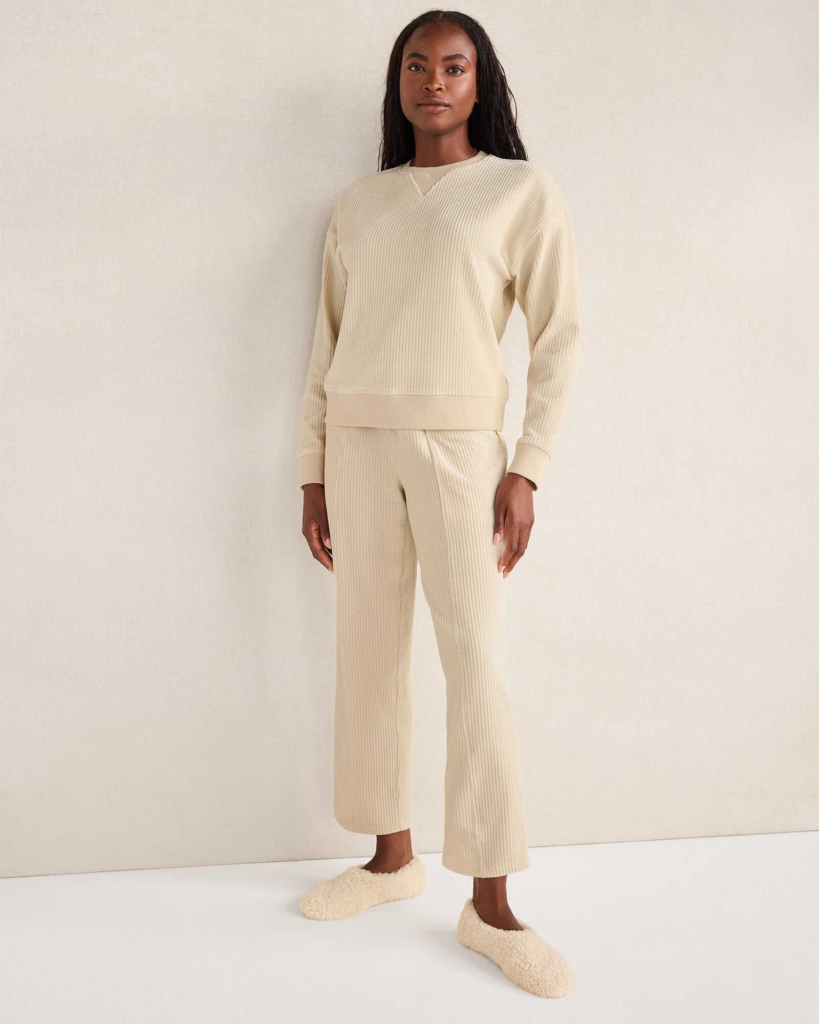 CHANTRELLE|GLACIER FROST|RAINFALL CORDED VELOUR PANTS | Talbots for sale