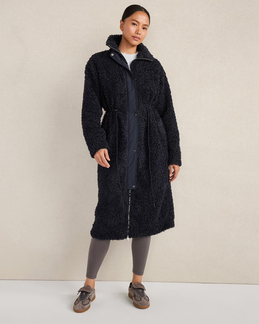 NIGHTFALL LONG SHERPA COAT | Talbots US