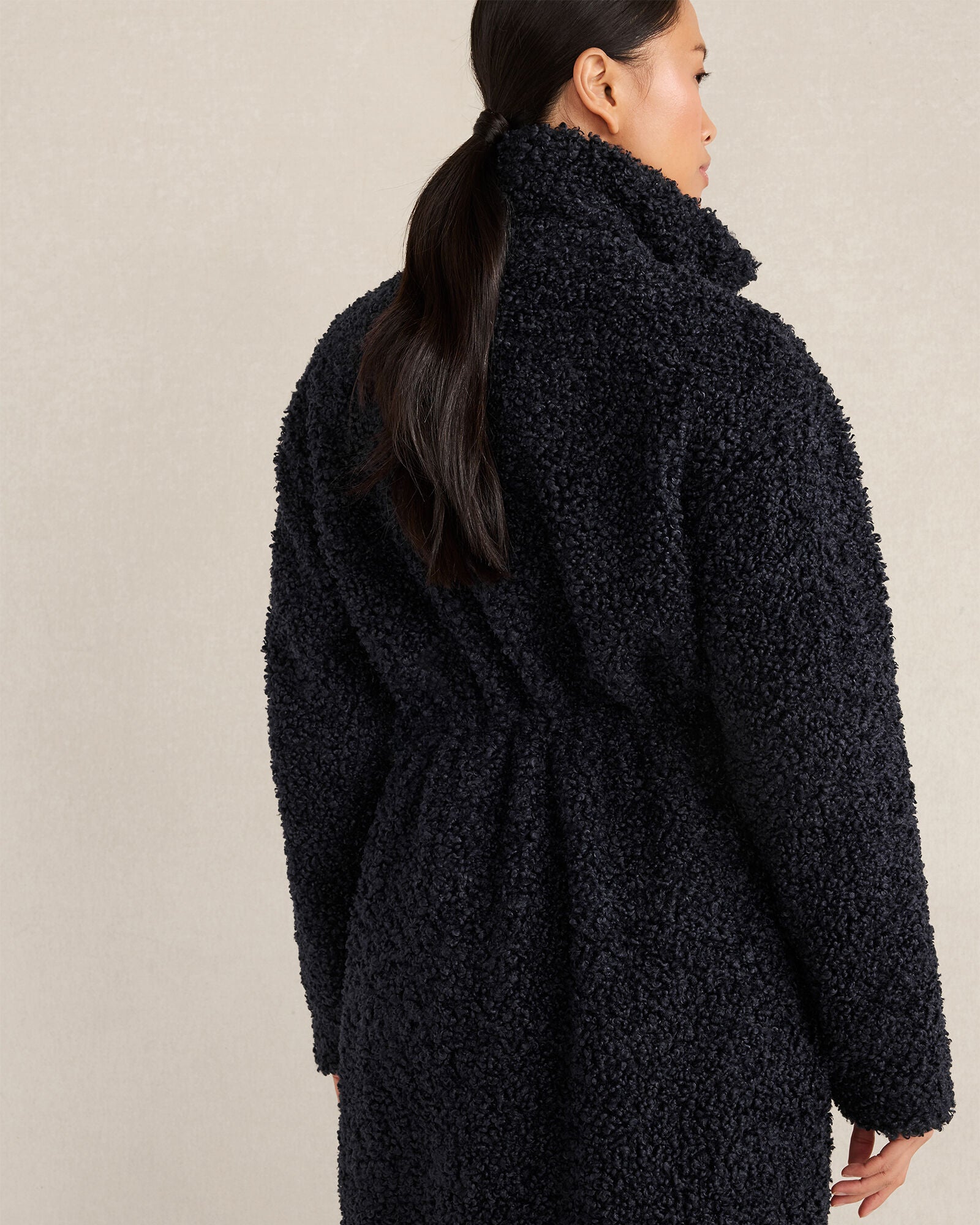 NIGHTFALL LONG SHERPA COAT | Talbots US