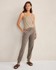 TRUFFLE HEATHER BALANCE HEATHER DRAWSTRING JOGGERS | Talbots sale