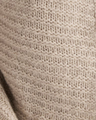 GRANITE GREY|SILVER MIST MERINO WOOL CASHMERE LINK STITCH CARDIGAN | Talbots US