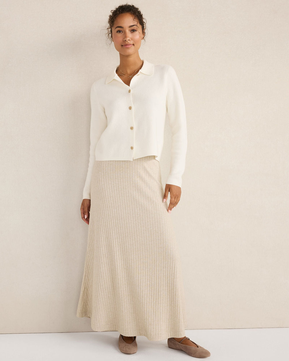 IVORY|NIGHTFALL|OYSTER SHELL HTHR WOOL BLEND SWEATER JACKET | Talbots discount