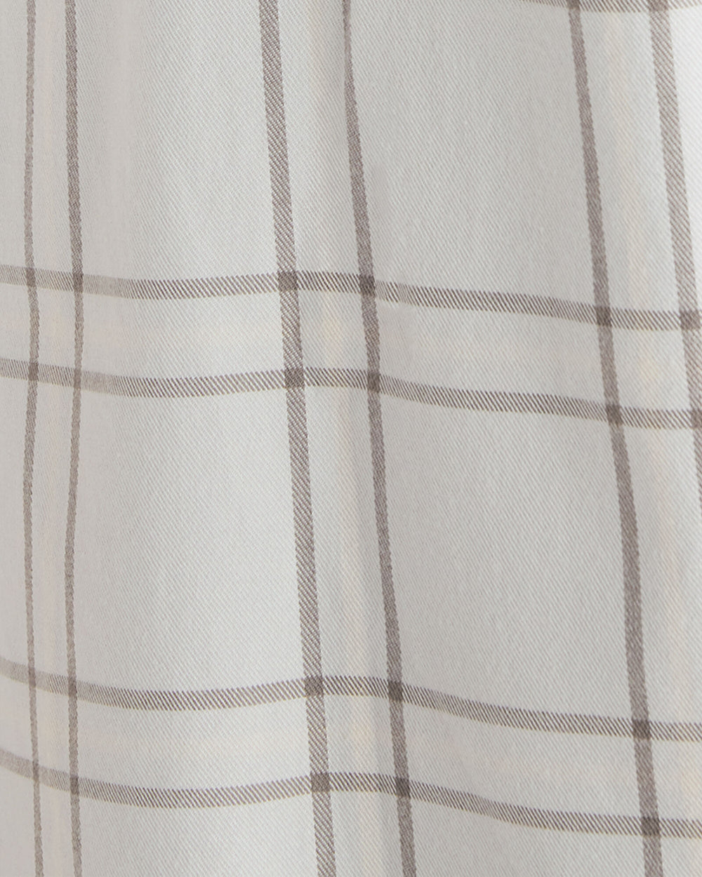GLACIER FROST WINDOWPANE LIGHTWEIGHT FLANNEL WINDOWPANE PAJAMA TOP | Talbots outlet