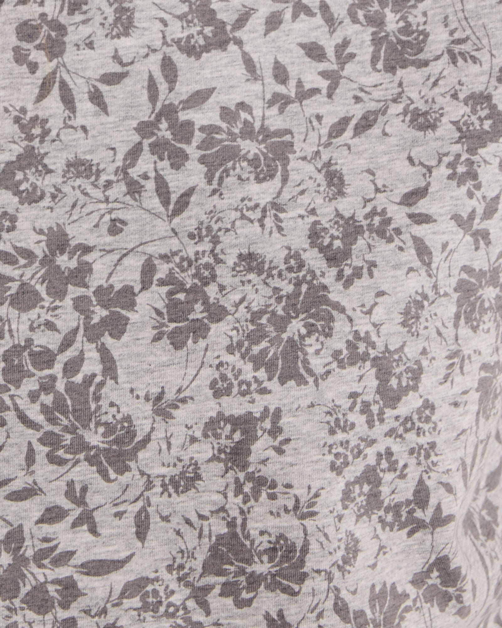 PEWTER HTHR FLORAL ORGANIC COTTON JERSEY MUTED FLORAL PAJAMA PANTS | Talbots on sale