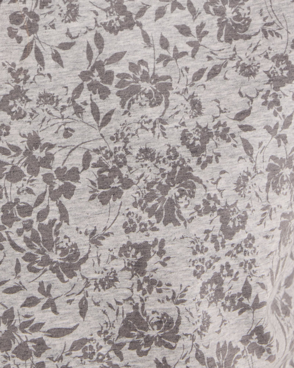 PEWTER HTHR FLORAL ORGANIC COTTON JERSEY MUTED FLORAL PAJAMA PANTS | Talbots on sale