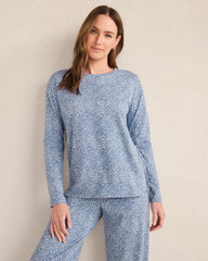 NORTH SEA MULTI ORGANIC COTTON JERSEY ANIMAL PRINT PAJAMA TOP | Talbots near me