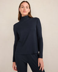NIGHTENGALE|NIGHTFALL|IVORY DRAPEY RIB KNIT TURTLENECK | Talbots discount