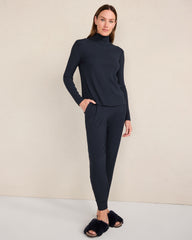 NIGHTENGALE|NIGHTFALL|IVORY DRAPEY RIB KNIT TURTLENECK | Talbots near me