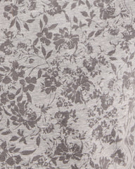 PEWTER HTHR FLORAL ORGANIC COTTON JERSEY MUTED FLORAL BATEAU NECK TEE | Talbots US