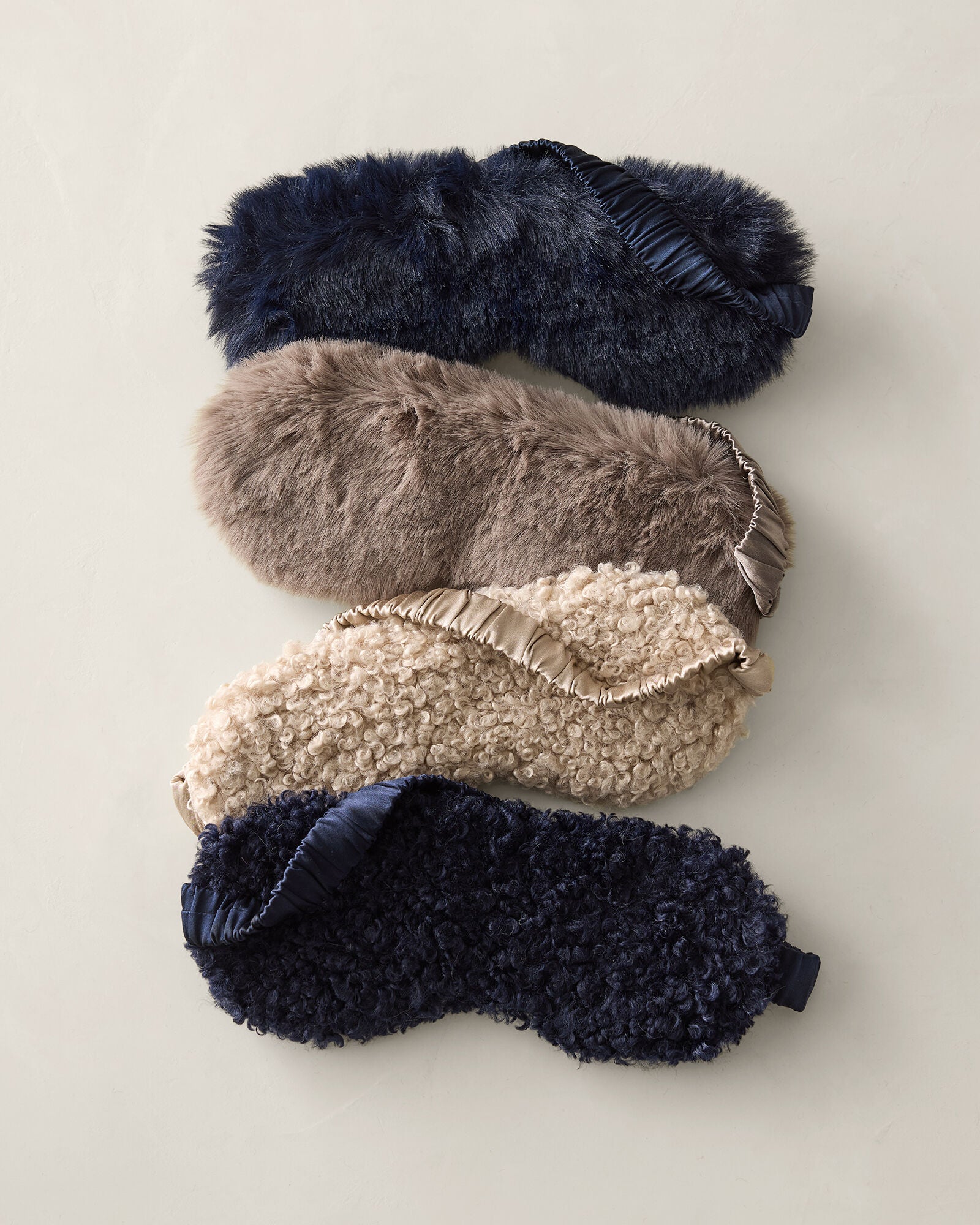INDIGO BLUE|OAT SHERPA EYE MASK | Talbots on sale
