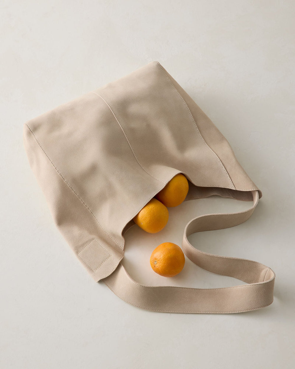 WILLOW BARK SUEDE BUCKET TOTE | Talbots US