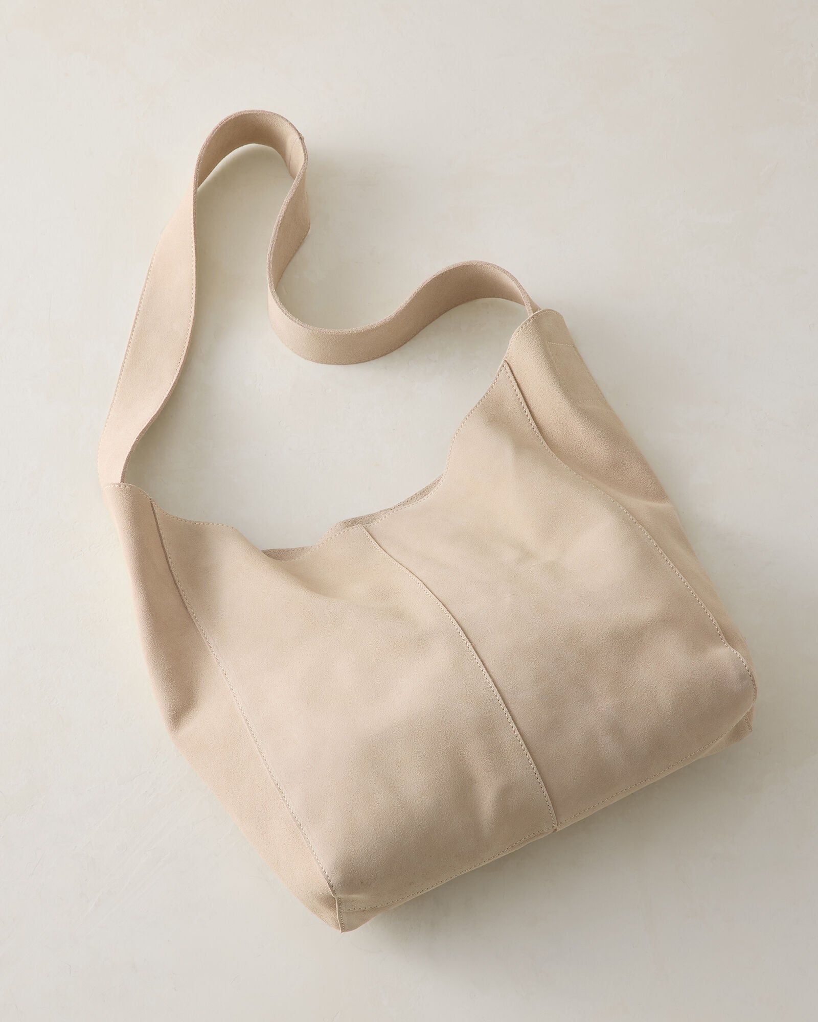 WILLOW BARK SUEDE BUCKET TOTE | Talbots sale