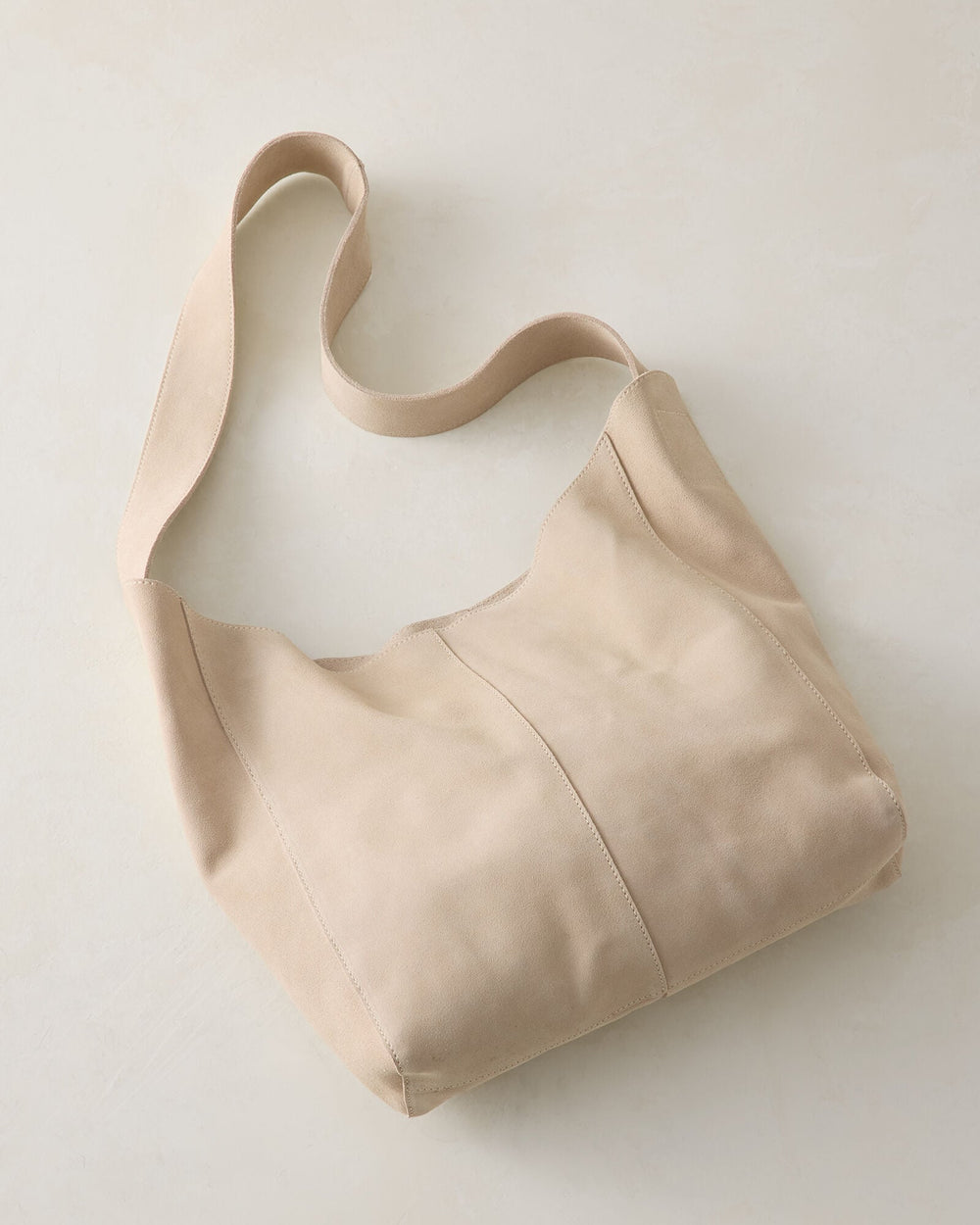 WILLOW BARK SUEDE BUCKET TOTE | Talbots US
