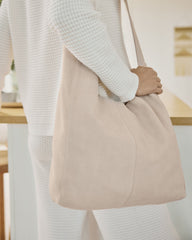 WILLOW BARK SUEDE BUCKET TOTE | Talbots US