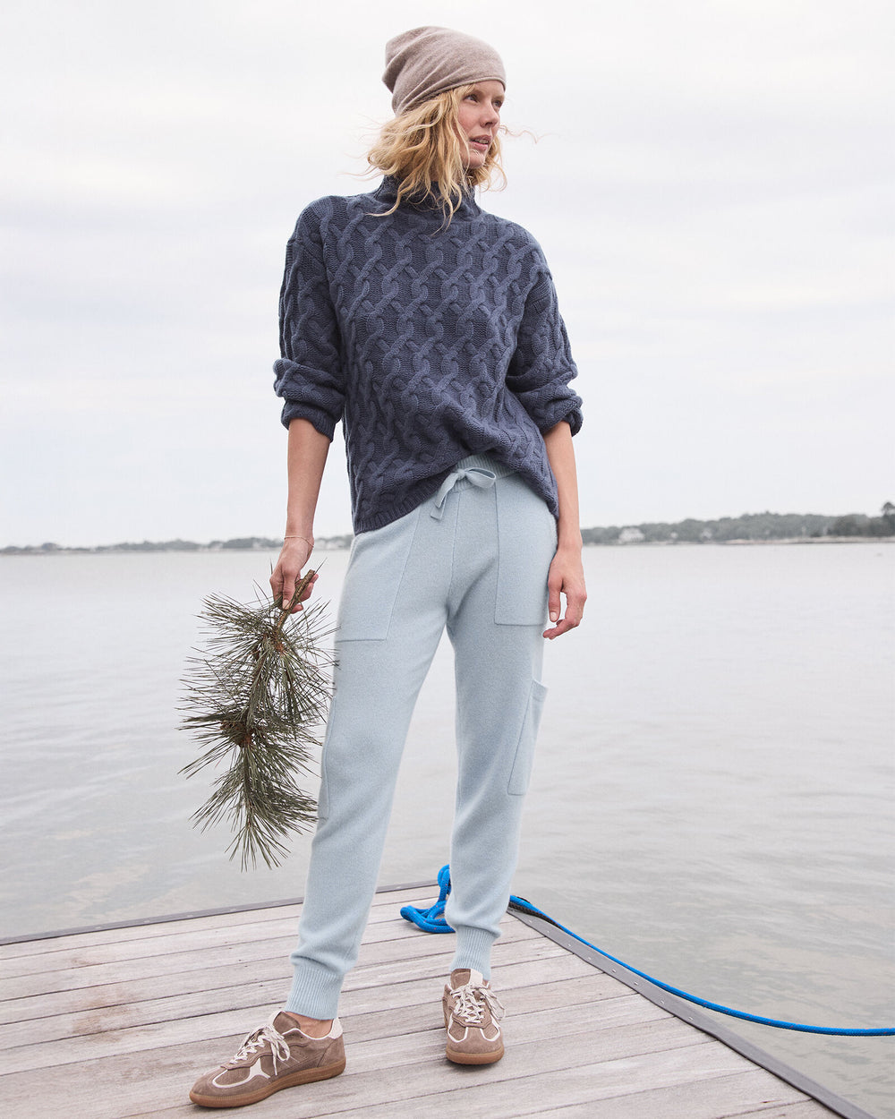 FULL MOON HTHR|NIGHTENGALE|WIND SURF CASHMERE BEANIE | Talbots near me