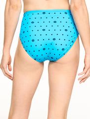POOL BLUE/INDIA INK MIRACLESUIT® DIAMOND BASIC BRIEF - SEASHELL DOT | Talbots online