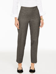 BLACK MULTI SLIM STRAIGHT ANKLE PANTS | Talbots outlet