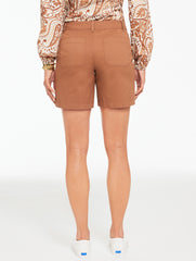 INDIGO|JASPER|TWINE PATCH POCKET TWILL SHORTS - COLORS | Talbots US