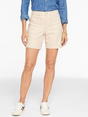 IVORY/BLACK PATCH POCKET HERRINGBONE SHORTS | Talbots near me