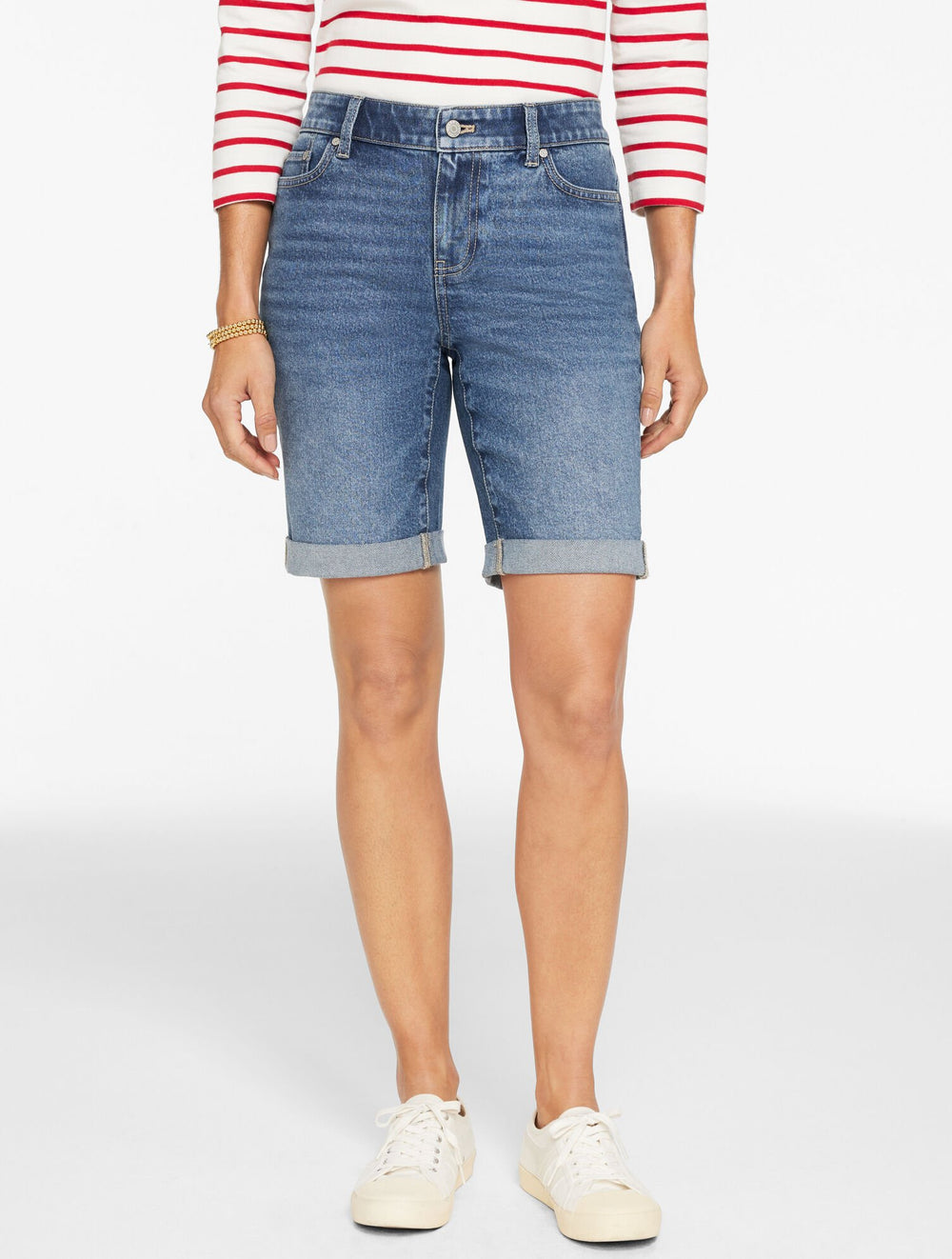 EASTHAM WASH GIRLFRIEND DENIM SHORTS - EASTHAM WASH | Talbots on sale