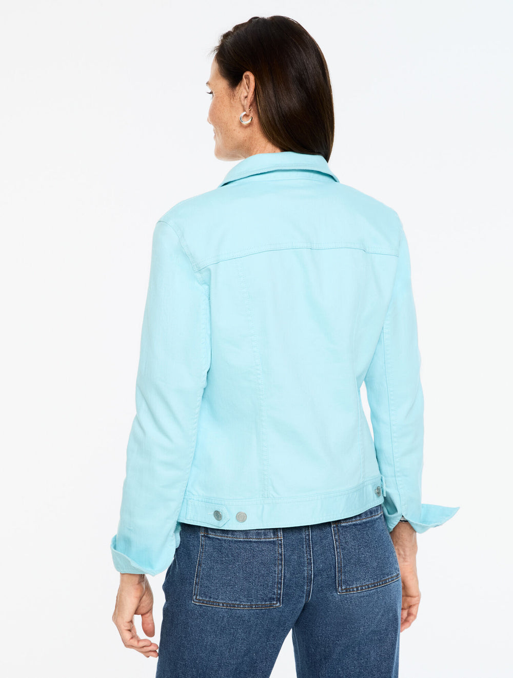 SEA SALT BLUE CLASSIC JEAN JACKET | Talbots sale