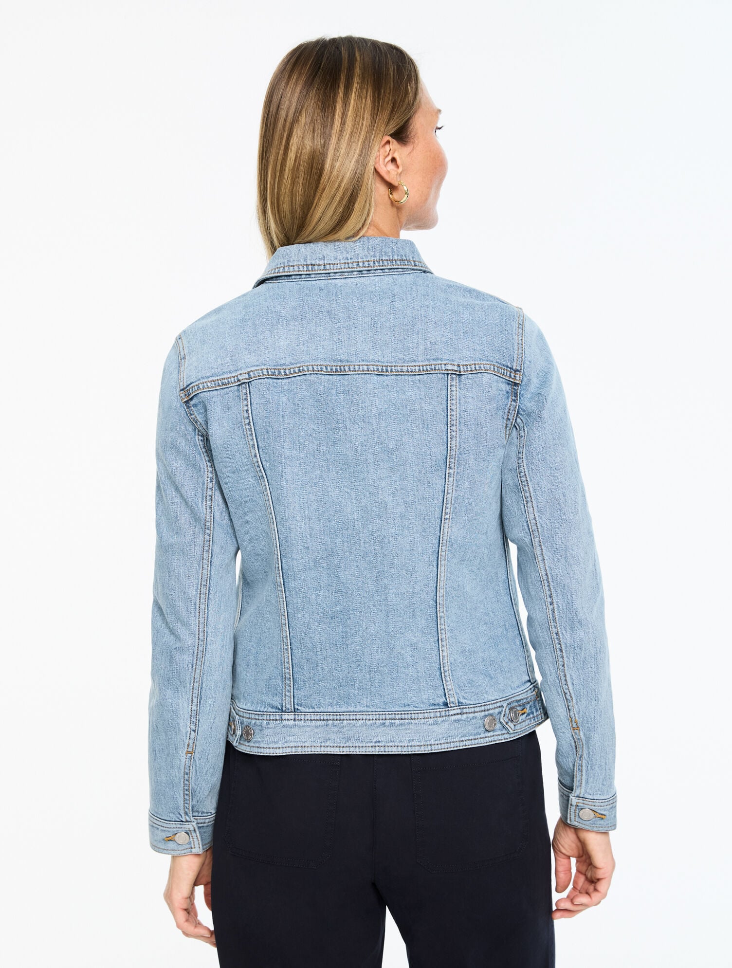 SKY WASH CLASSIC JEAN JACKET - SKY WASH | Talbots US