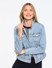 SKY WASH CLASSIC JEAN JACKET - SKY WASH | Talbots US