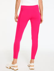 PINK PEACOCK PERFORMANCE COMPRESSION LEGGINGS - PICOT TRIM | Talbots discount