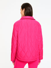 PINK PEACOCK QUILTED BARN JACKET | Talbots for sale