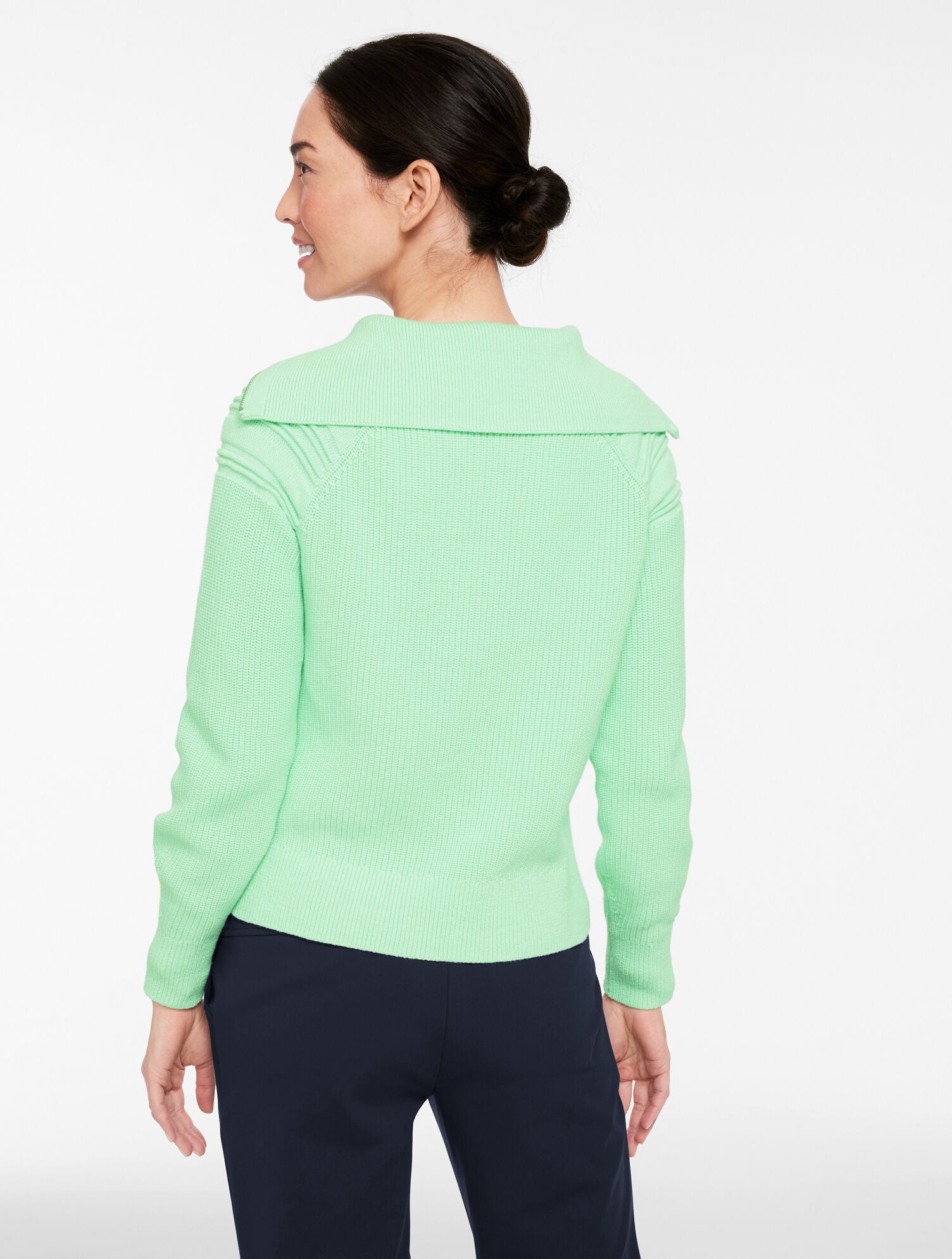 WILLOW GREEN COOLMAX® HALF-ZIP SWEATER | Talbots US