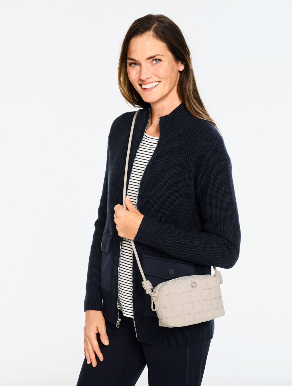 FIELDSTONE T BY TALBOTS QUILTED NYLON CROSSBODY | Talbots outlet