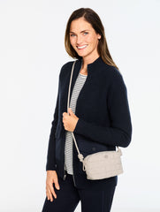 FIELDSTONE T BY TALBOTS QUILTED NYLON CROSSBODY | Talbots outlet