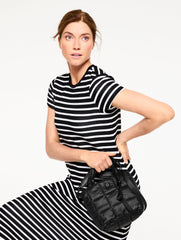 BLACK T BY TALBOTS QUILTED NYLON MINI TOTE | Talbots online