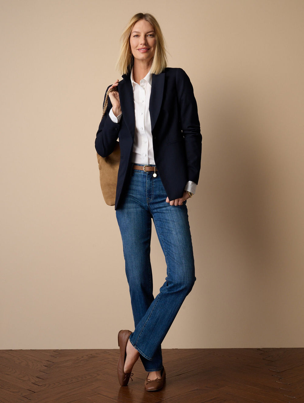SIERRA BROWN SUEDE CHAIN TOTE | Talbots outlet