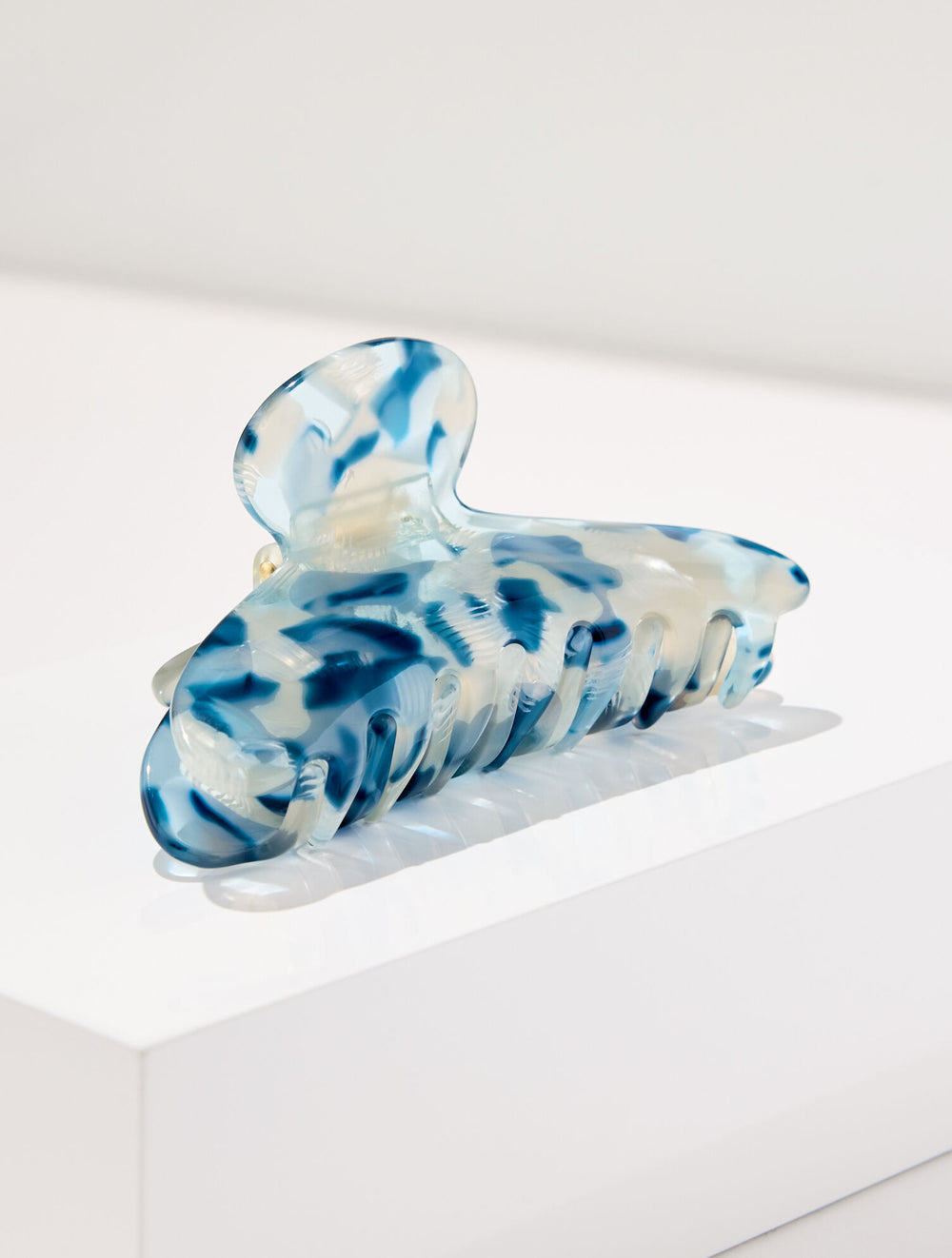 BLUE ICE MULTI MARBLE HAIR CLIP | Talbots discount