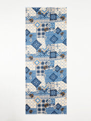 NAVY DUSK MULTI CASABLANCA OBLONG SCARF | Talbots online